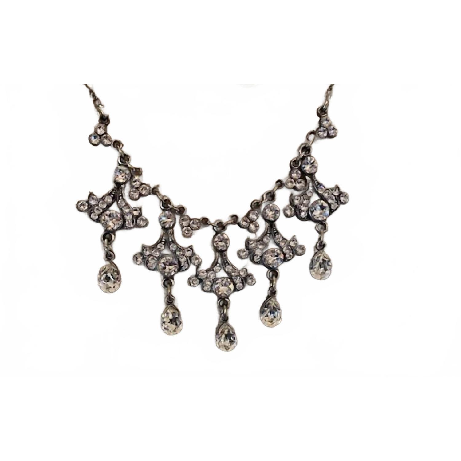 New Anne Koplik Women's Bouquet Teardrop Necklace In Silver